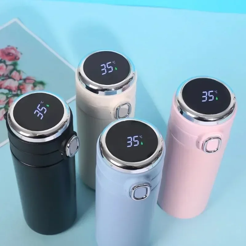 Smart Water Bottle Tracker - 400ML Termos Pintar Botol Air Baja
