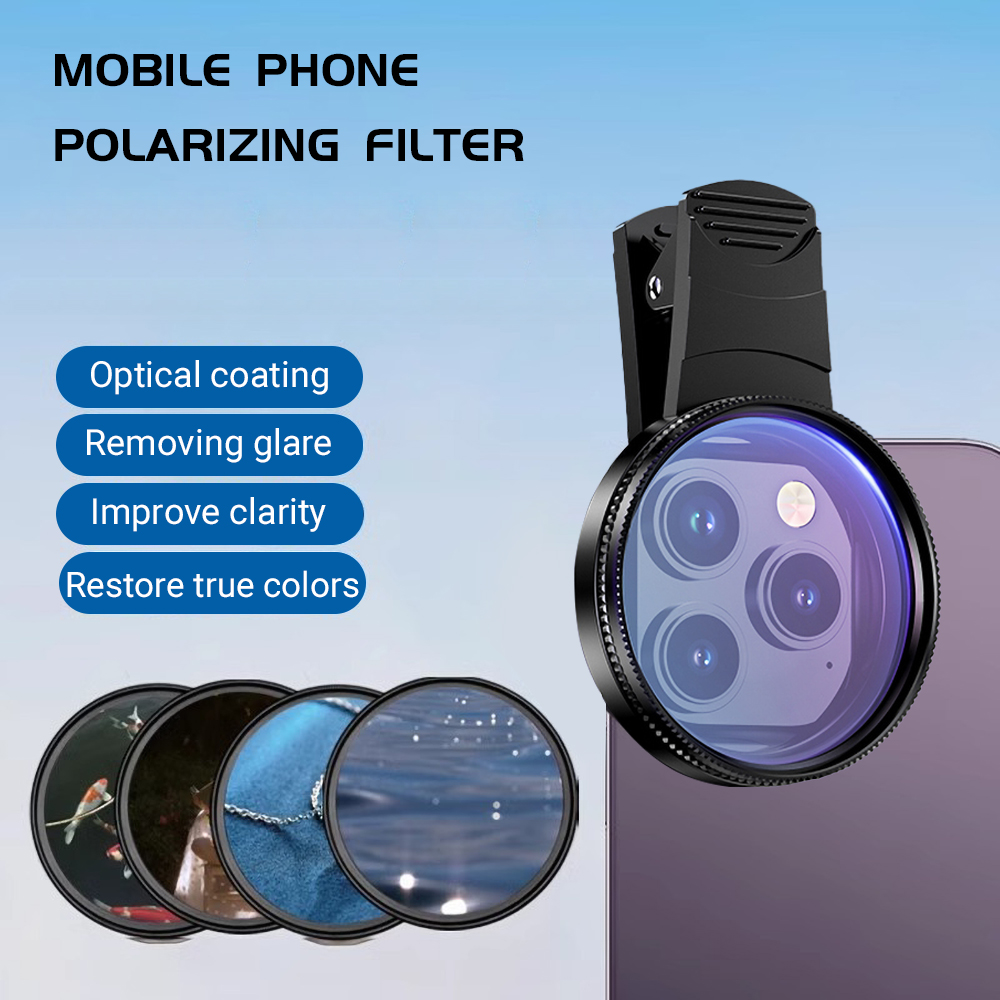 Mobile Electronics Gadgets - Lensa Ponsel 52MM Universal Polarizer Kamera