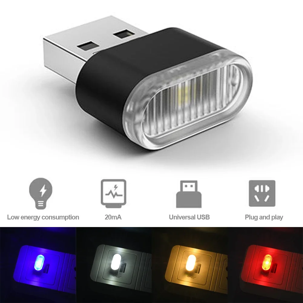 Electronics Gadgets And Accessories - Lampu Warna-warni Otomatis USB Aksesori Mobil