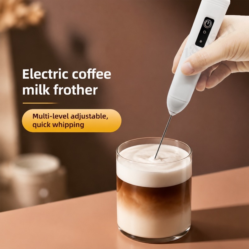 Kitchen Electronics Gadgets - Pengaduk Busa Susu Kopi Elektrik, Pengocok