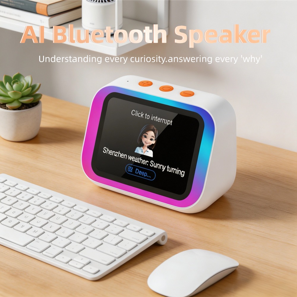 Portable Translator Device - Speaker Bluetooth AI 5.4 Asisten suara