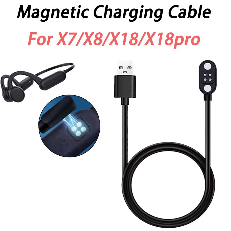 Earphone Konduksi Tulang denga - Magnetic Charging Cable ulasan dan harga
