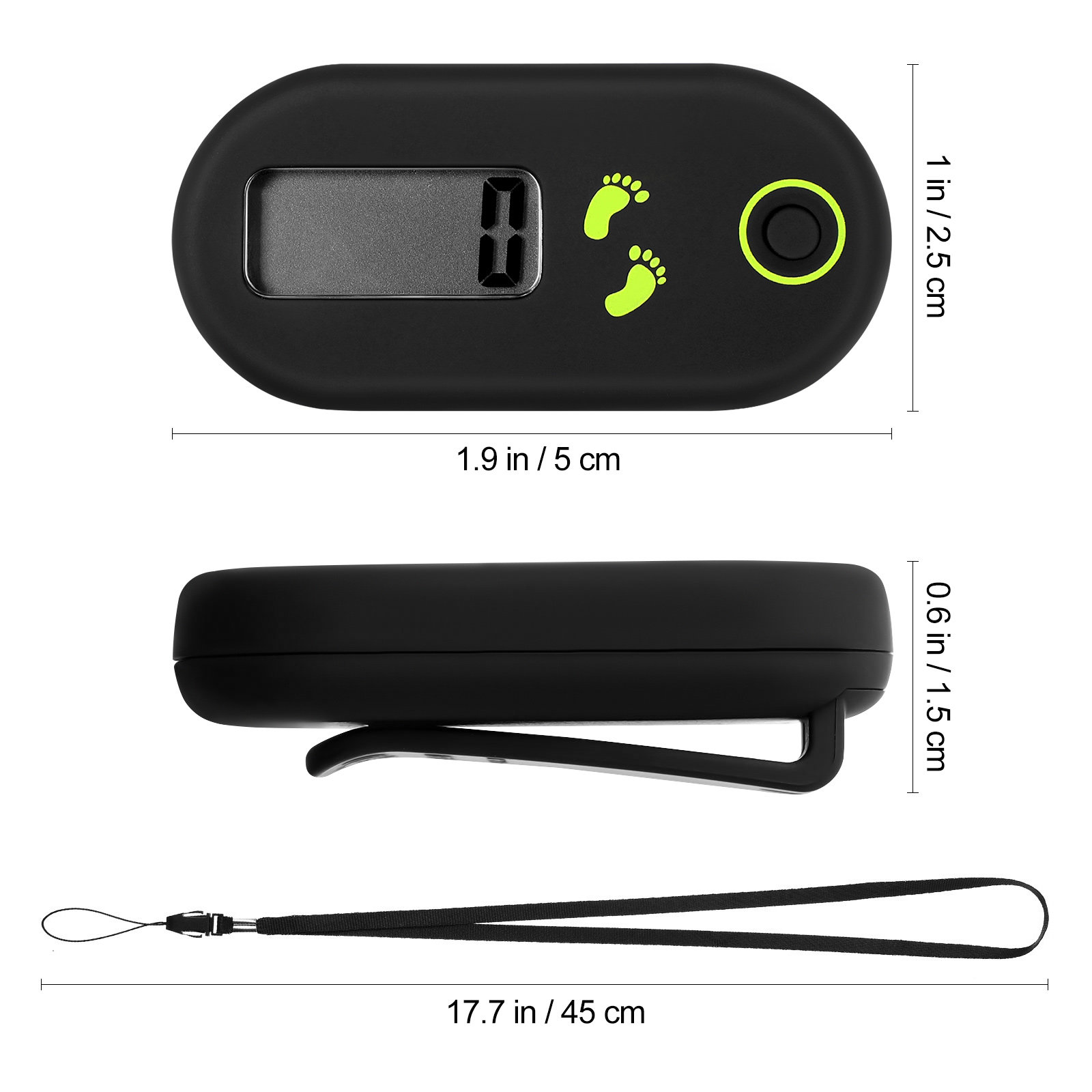 Pedometer Elektronik Portabel  - Electronic Gadgets For Home ulasan dan harga