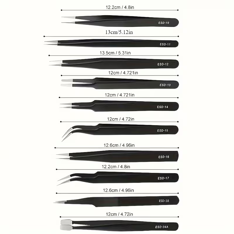 10Pcs Set Pinset Anti-Statik E - Diy Electronics Gadgets ulasan dan harga