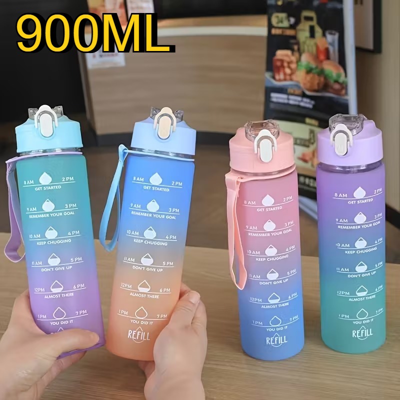 Botol Air Olahraga 900ml Tahan - Smart Water Bottle Tracker ulasan dan harga