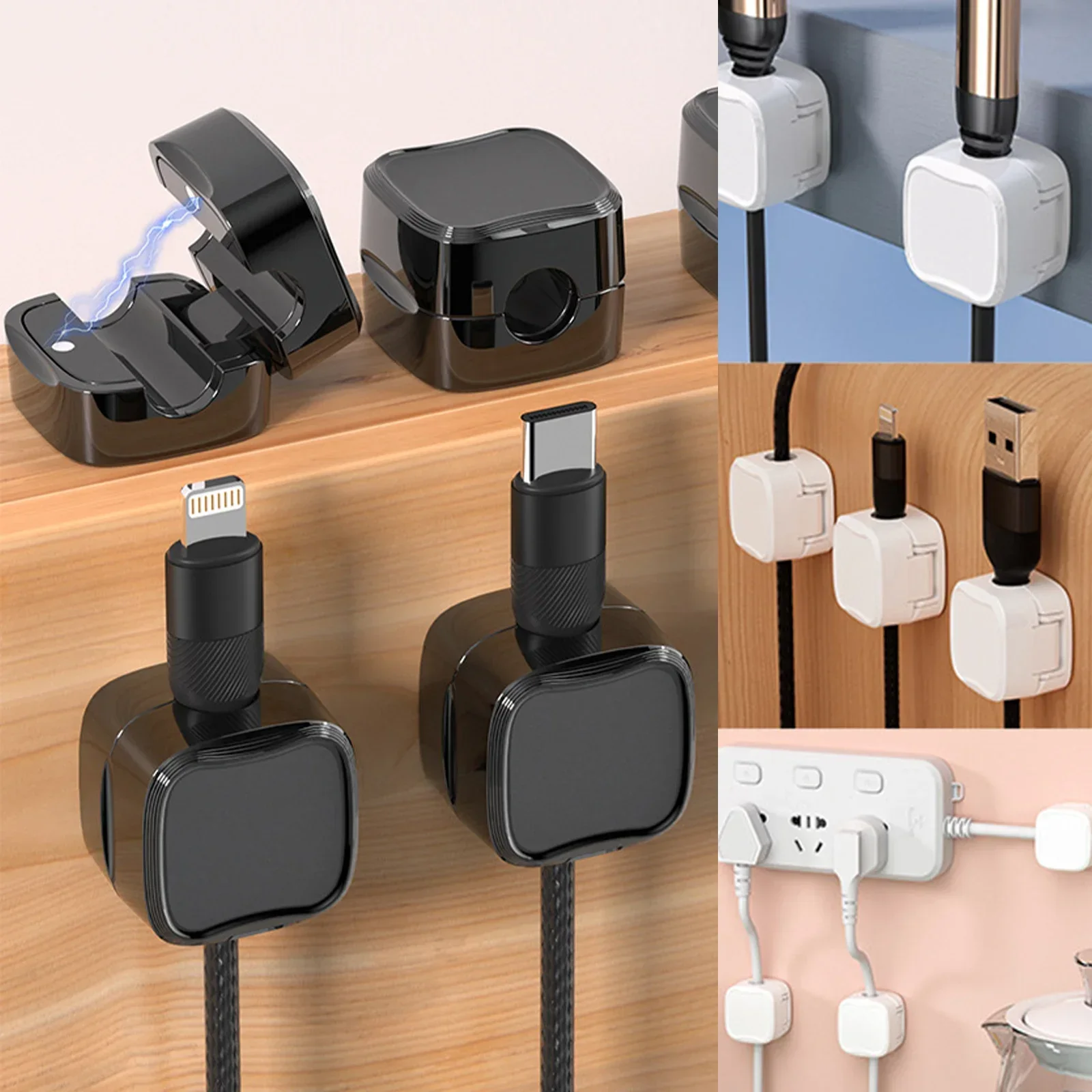6 buah klip Organiser kabel ma - Magnetic Charging Cable ulasan dan harga