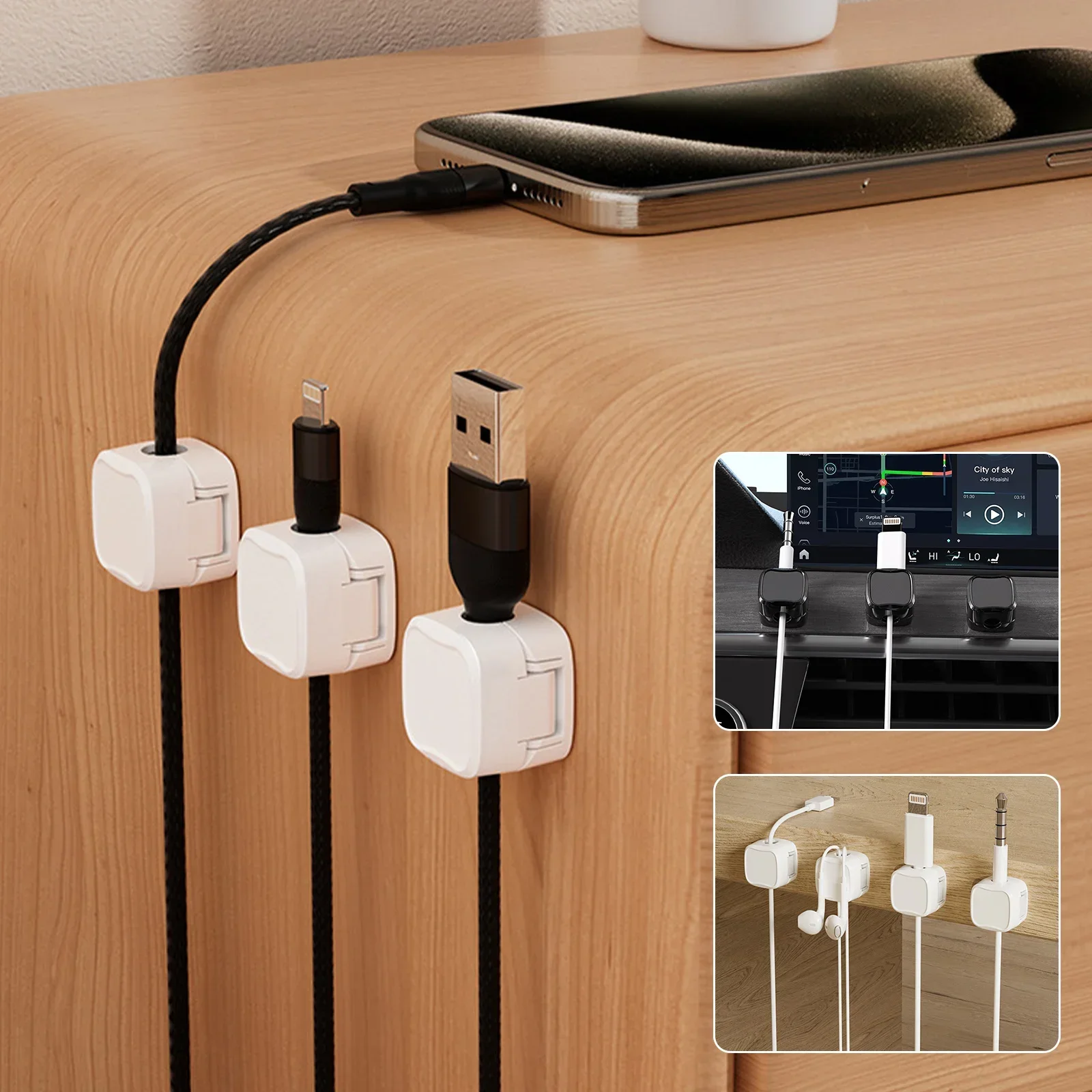 6 buah klip Organiser kabel ma - Magnetic Charging Cable ulasan dan harga