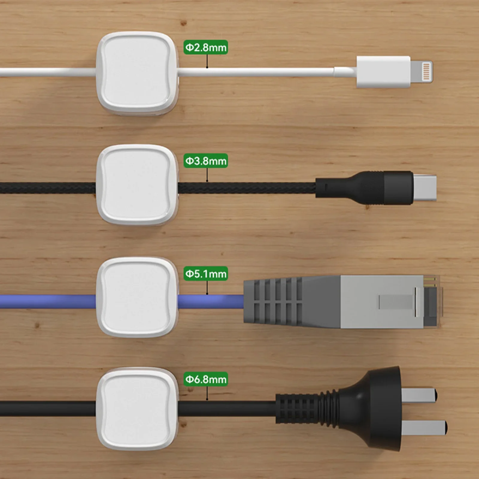 6 buah klip Organiser kabel ma - Magnetic Charging Cable ulasan dan harga
