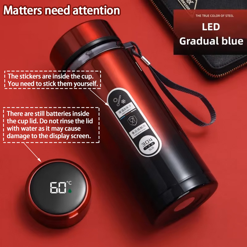 Botol Termos Stainless Steel S - Smart Water Bottle Tracker ulasan dan harga